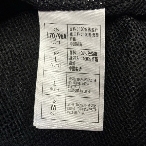 Disney Parks Mickey Mouse Windbreaker Jacket Medium Rain Black Hooded Travel - Picture 7 of 10